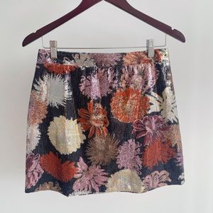 Zara sequin mini skirt